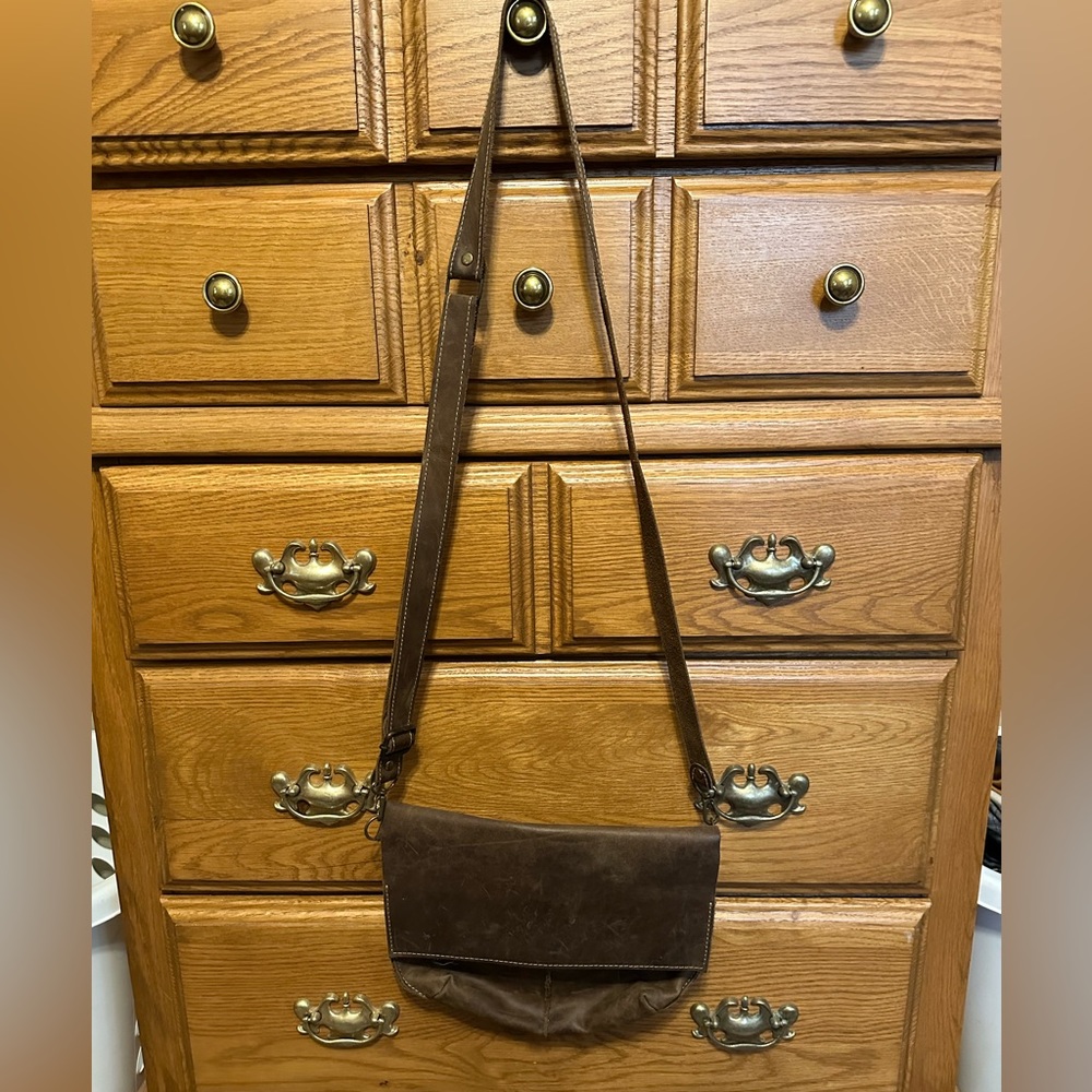 Brown Leather Small Crossbody